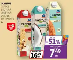 Auchan OLYMPUS Carpos băutură vegetală Ofertă