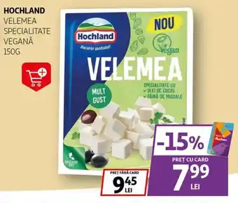 Auchan HOCHLAND Velemea specialitate vegană Ofertă