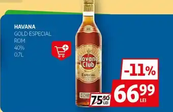 Auchan HAVANA Gold especial rom 40% Ofertă