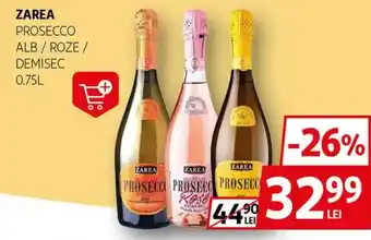 Auchan ZAREA Prosecco alb / roze / demisec Ofertă