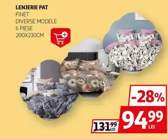 Auchan Lenjerie pat finet Ofertă