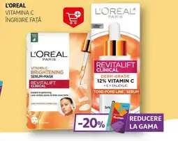 Auchan L'OREAL Vitamina C îngrijire faţă Ofertă