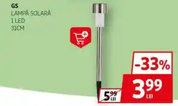 Auchan GS Lampă solară 1 LED Ofertă