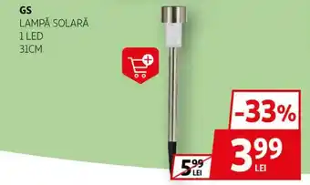 Auchan GS Lampă solară 1 LED Ofertă