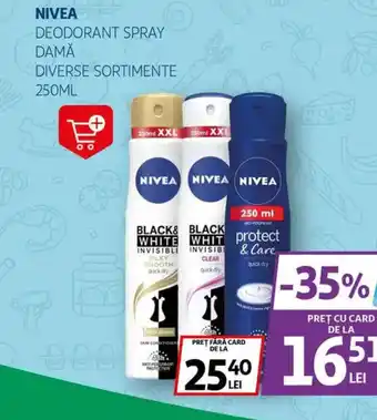 Auchan NIVEA Deodorant spray damă Ofertă