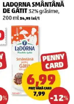 Penny LADORNA smântână de gătit Ofertă