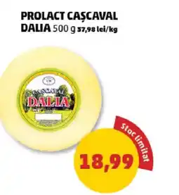 Penny Prolact cascaval Dalia Ofertă