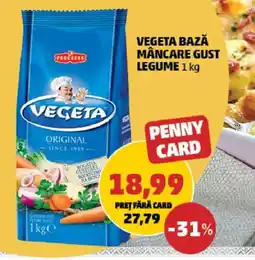 Penny Vegeta Bază mâncare gust legume Ofertă