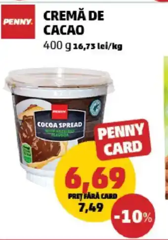 Penny Cremă de Cacao Ofertă