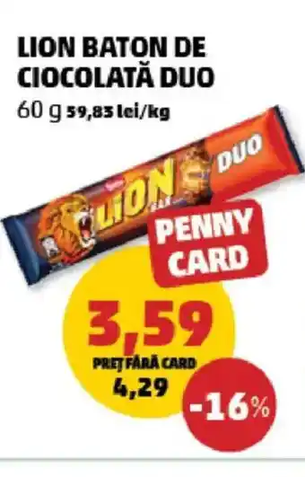 Penny Lion baton de ciocolată duo Ofertă