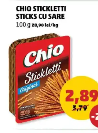 Penny CHIO Stickletti sticks cu sare Ofertă