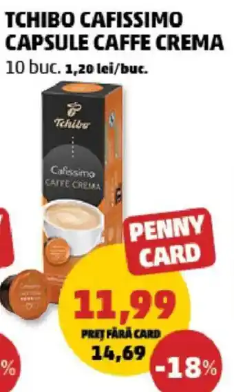 Penny TCHIBO cafissimo capsule caffe crema Ofertă