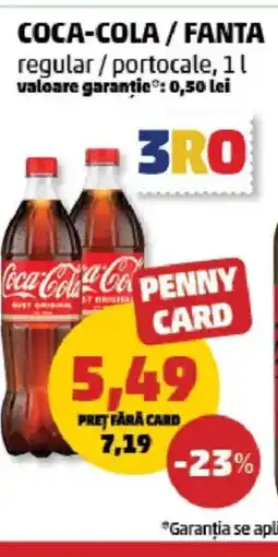 Penny COCA-COLA / FANTA Ofertă