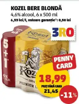 Penny KOZEL Bere blondă Ofertă