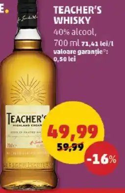 Penny TEACHER'S WHISKY Ofertă