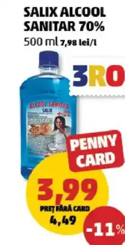 Penny SALIX Alcool sanitar 70% Ofertă