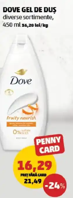 Penny DOVE Gel de duș Ofertă