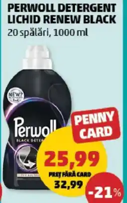 Penny PERWOLL Detergent Lichid renew black Ofertă