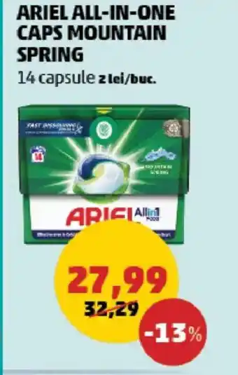 Penny ARIEL All-in-one caps mountain spring Ofertă