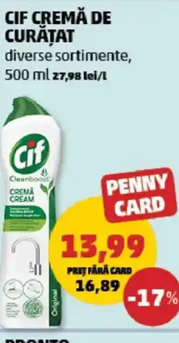 Penny CIF Cremă de curățat Ofertă