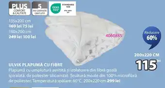 JYSK Ulvik plapumă cu fibre Ofertă