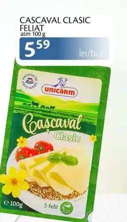 Unicarm Cascaval clasic feliat atm Ofertă
