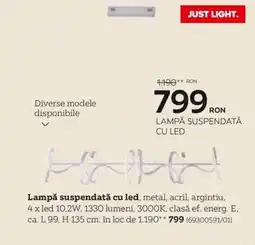 XXXLutz Lampă suspendată cu led Ofertă