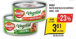 Mega Image MANDY Pastă vegetală/cu ciuperci/ ardei Ofertă