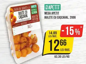 Mega Image MEGA APETIT Bulete cu cașcaval Ofertă