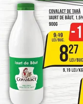 Mega Image COVALACT DE TARĂ Iaurt de băut, 1.5% grăsime Ofertă