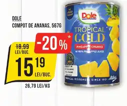 Mega Image DOLE Compot de ananas Ofertă