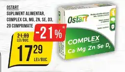 Mega Image OSTART Supliment alimentar, complex ca, MG, ZN, SE, D3 Ofertă