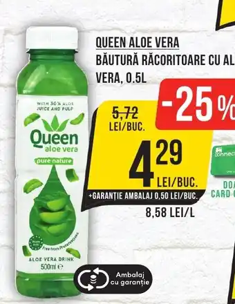 Mega Image QUEEN ALOE VERA Băutură răcoritoare cu aloe vera Ofertă