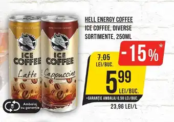 Mega Image HELL Energy coffee Ice coffee Ofertă