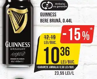 Mega Image GUINNESS Bere brună Ofertă