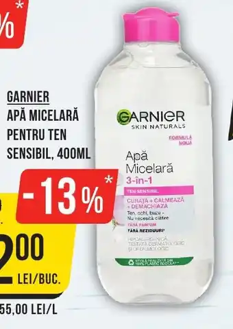 Mega Image GARNIER Apă micelară pentru ten sensibil Ofertă