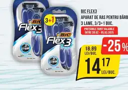 Mega Image BIC FLEX3 Aparat de ras pentru bărbați Ofertă