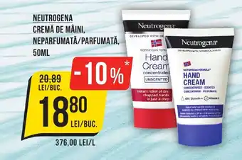 Mega Image NEUTROGENA Cremă de mâini, neparfumată/parfumată Ofertă