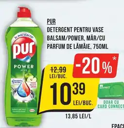 Mega Image PUR Detergent pentru vase balsam/power, mår/cu parfum de lămâie Ofertă