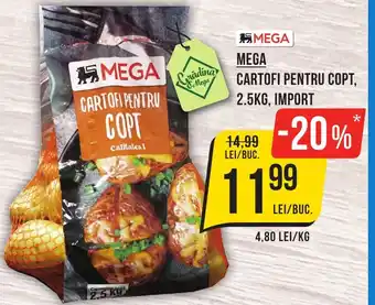 Mega Image MEGA Cartofi pentru copt, import Ofertă