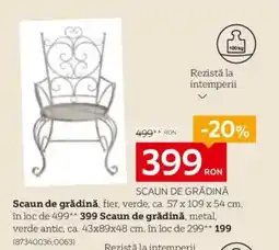 XXXLutz Scaun de grădină Ofertă