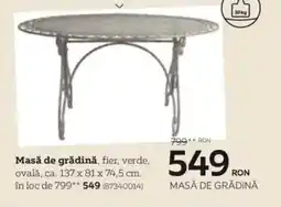 XXXLutz Masă de grădină Ofertă