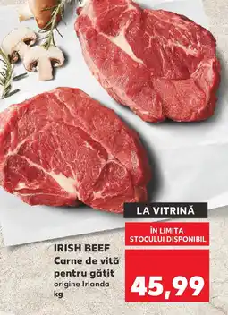 Kaufland IRISH BEEF Carne de vită pentru gătit Ofertă