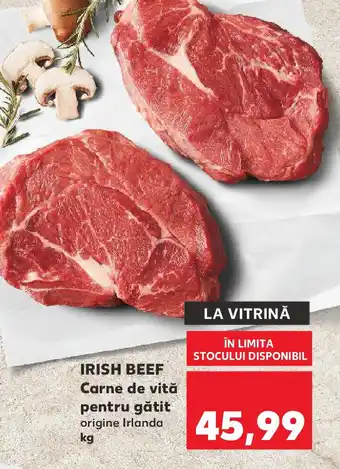 Kaufland IRISH BEEF Carne de vită pentru gătit Ofertă