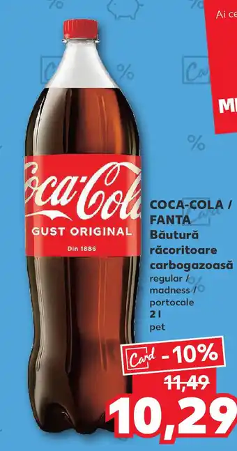 Kaufland COCA-COLA / FANTA Băutură răcoritoare carbogazoasă madness Ofertă