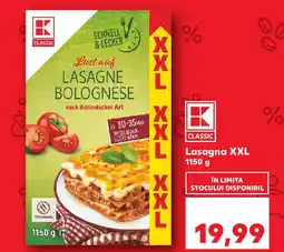 Kaufland Lasagna XXL Ofertă