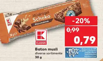 Kaufland Baton musli Ofertă