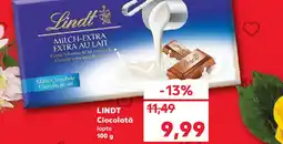 Kaufland LINDT Ciocolată lapte Ofertă