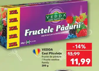 Kaufland VEDDA Ceai Pliculeţe Ofertă