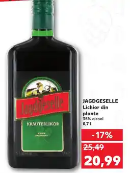 Kaufland JAGDGESELLE Lichior din plante Ofertă